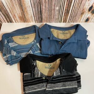 Outdoor Life Men's Polo Shirt Lot Of 3 Size Sm EUC